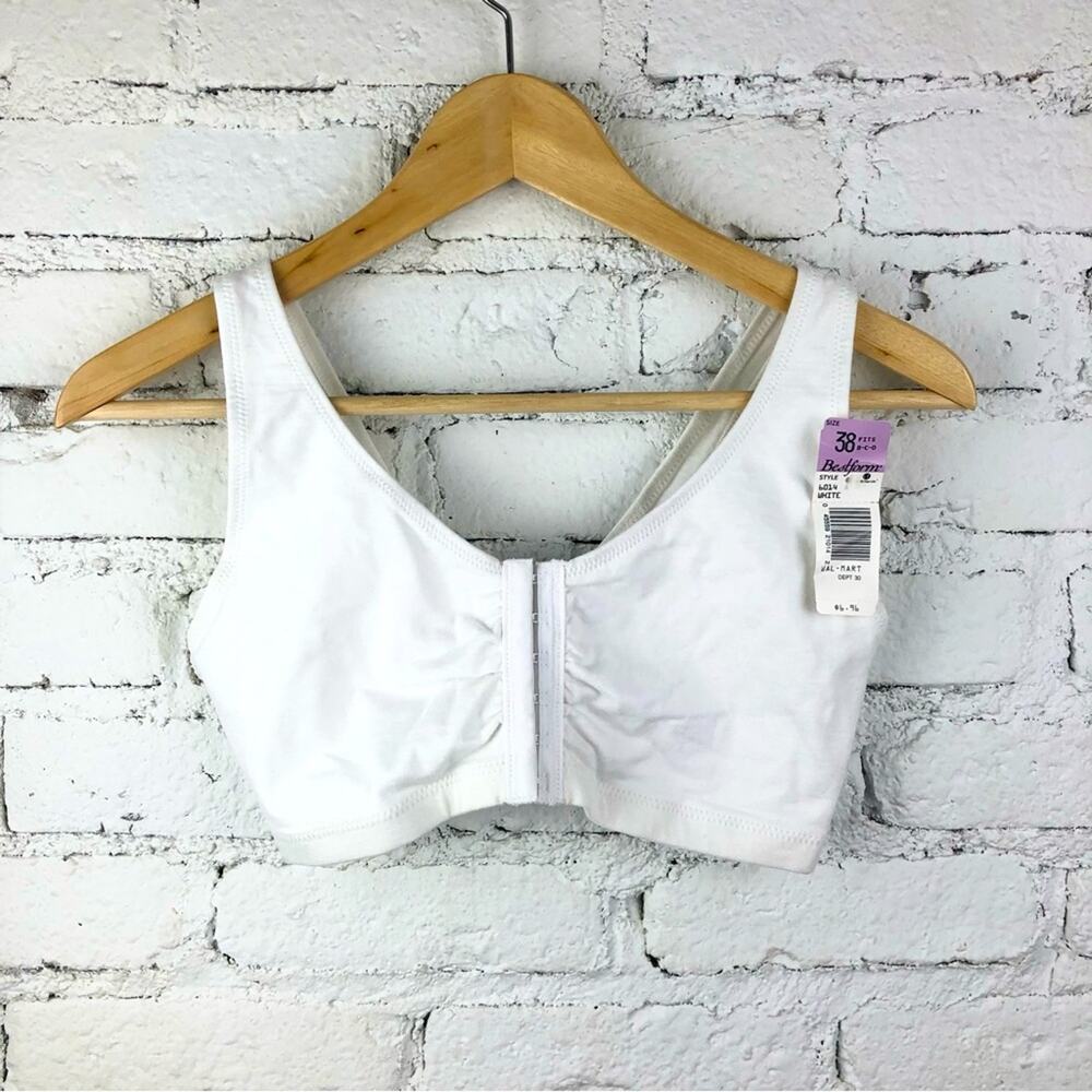 Vintage NWT Bestform Wireless Hook Front Multi-size Bra